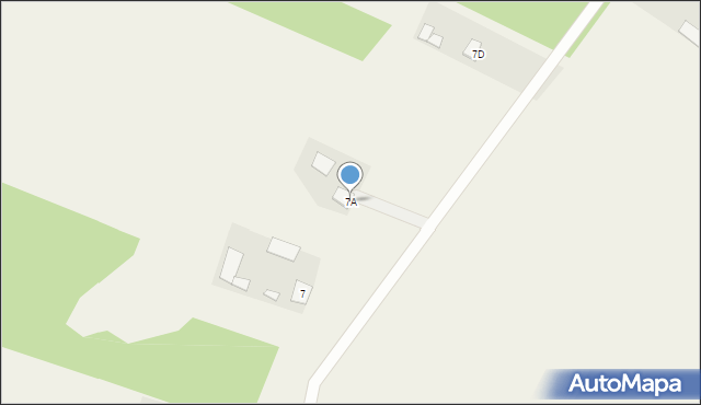 Miejska Dąbrowa, Miejska Dąbrowa, 7A, mapa Miejska Dąbrowa