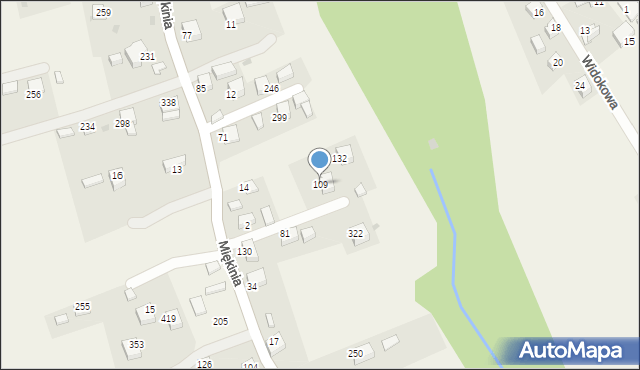 Miękinia, Miękinia, 109, mapa Miękinia