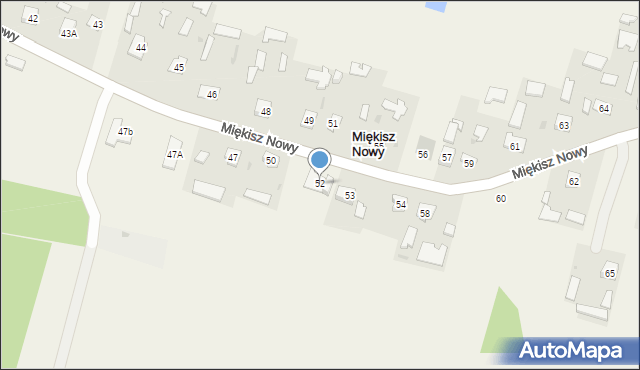 Miękisz Nowy, Miękisz Nowy, 52, mapa Miękisz Nowy