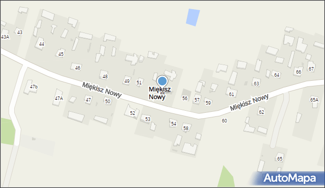 Miękisz Nowy, Miękisz Nowy, 55, mapa Miękisz Nowy