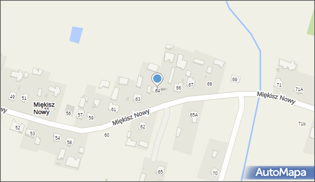 Miękisz Nowy, Miękisz Nowy, 64, mapa Miękisz Nowy