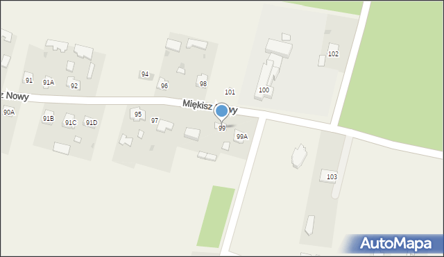 Miękisz Nowy, Miękisz Nowy, 99, mapa Miękisz Nowy