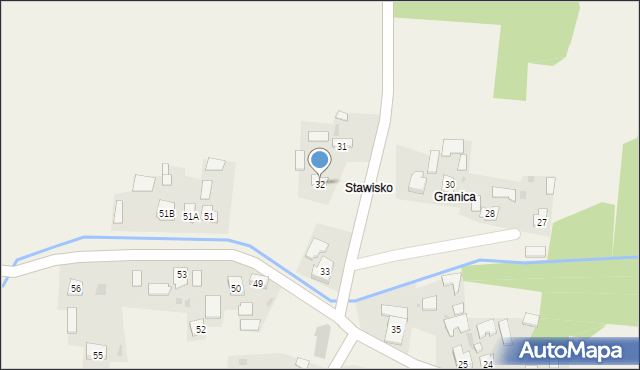 Miękisz Stary, Miękisz Stary, 32, mapa Miękisz Stary