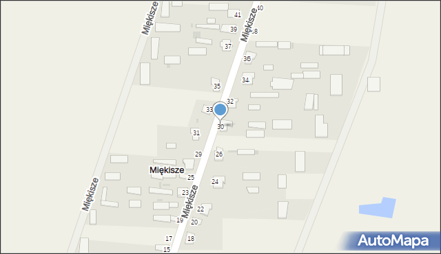 Miękisze, Miękisze, 30, mapa Miękisze