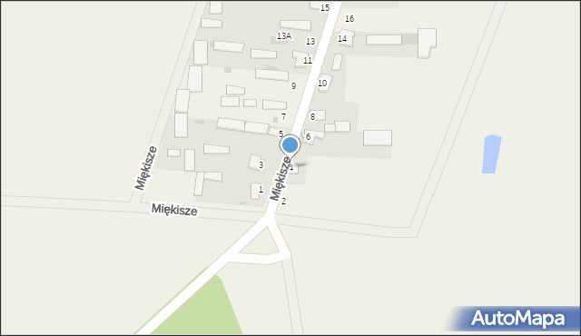 Miękisze, Miękisze, 4, mapa Miękisze