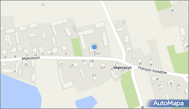 Miękoszyn, Miękoszyn, 2, mapa Miękoszyn