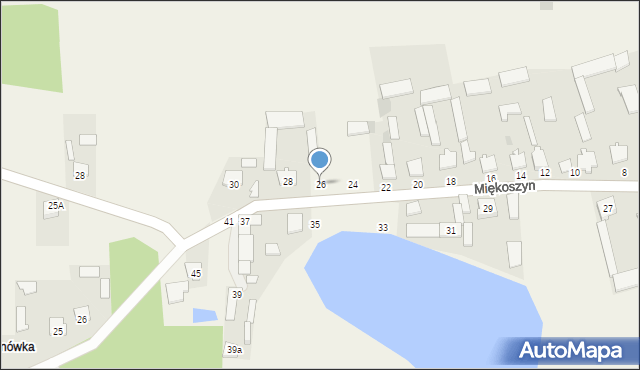 Miękoszyn, Miękoszyn, 26, mapa Miękoszyn