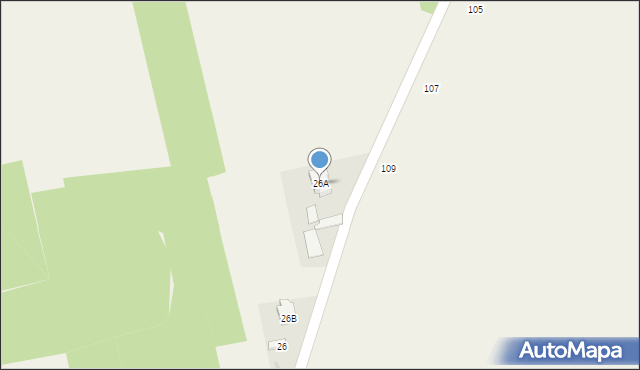 Miękoszynek, Miękoszynek, 26A, mapa Miękoszynek