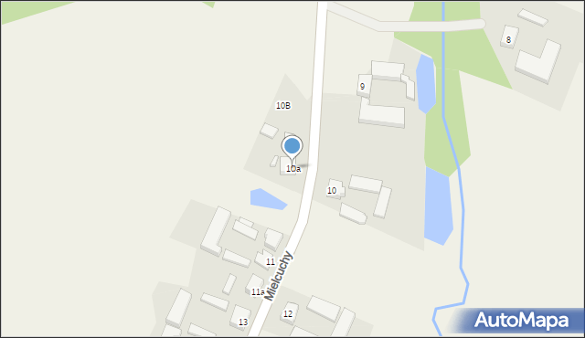 Mielcuchy, Mielcuchy, 10a, mapa Mielcuchy
