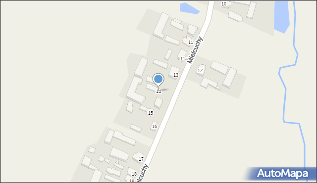 Mielcuchy, Mielcuchy, 14, mapa Mielcuchy