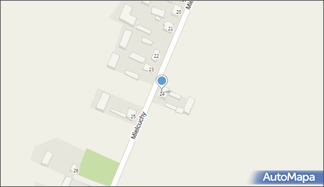 Mielcuchy, Mielcuchy, 24, mapa Mielcuchy