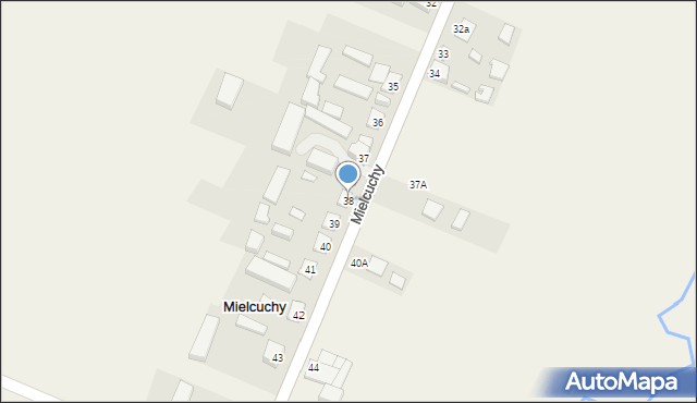 Mielcuchy, Mielcuchy, 38, mapa Mielcuchy