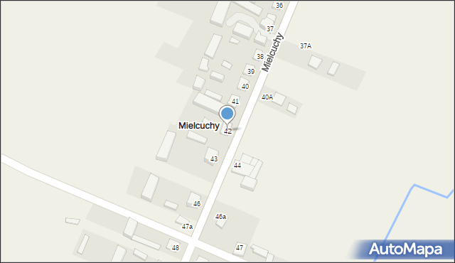 Mielcuchy, Mielcuchy, 42, mapa Mielcuchy
