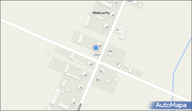 Mielcuchy, Mielcuchy, 47a, mapa Mielcuchy