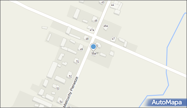 Mielcuchy, Mielcuchy, 50a, mapa Mielcuchy