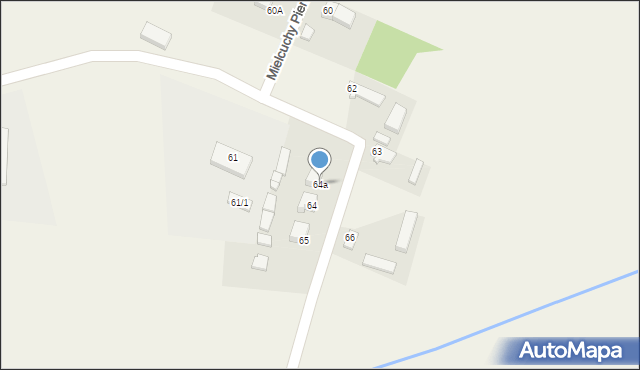 Mielcuchy, Mielcuchy, 64a, mapa Mielcuchy