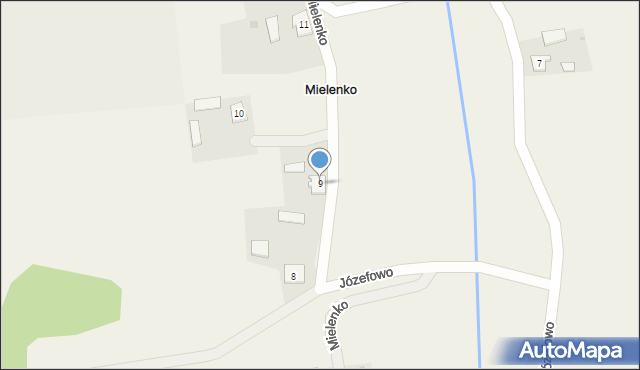 Mielenko, Mielenko, 9, mapa Mielenko