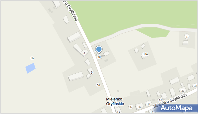 Mielenko Gryfińskie, Mielenko Gryfińskie, 39, mapa Mielenko Gryfińskie