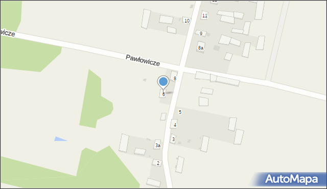 Mieleszkowce Pawłowickie, Mieleszkowce Pawłowickie, 6, mapa Mieleszkowce Pawłowickie