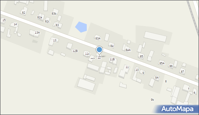 Mieleszyn, Mieleszyn, 12, mapa Mieleszyn