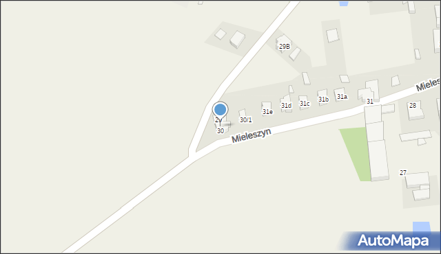 Mieleszyn, Mieleszyn, 31G, mapa Mieleszyn