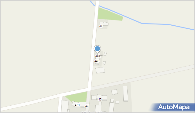 Mieleszyn, Mieleszyn, 44A, mapa Mieleszyn
