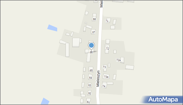 Mieleszyn, Mieleszyn, 66, mapa Mieleszyn