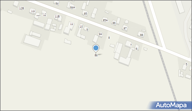 Mieleszyn, Mieleszyn, 9b, mapa Mieleszyn