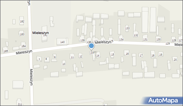 Mieleszyn, Mieleszyn, 13, mapa Mieleszyn