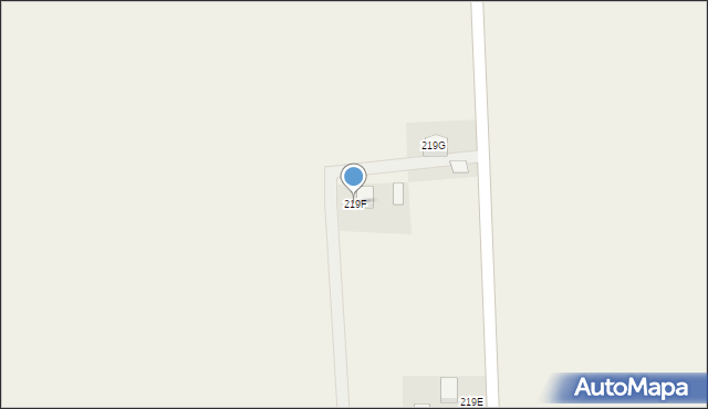 Mieleszyn, Mieleszyn, 219F, mapa Mieleszyn