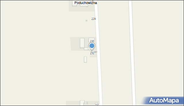 Mieleszyn, Mieleszyn, 231, mapa Mieleszyn