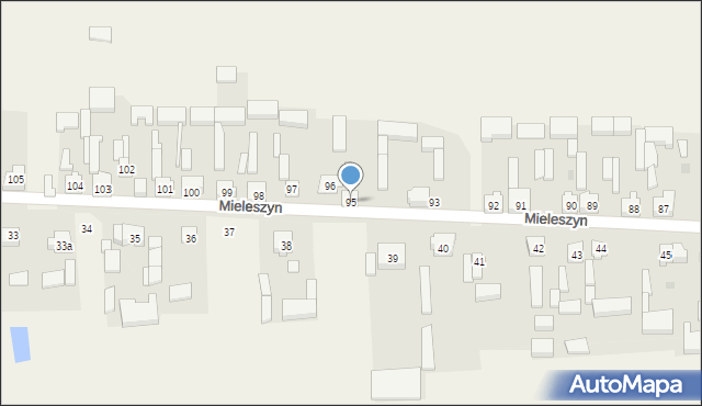 Mieleszyn, Mieleszyn, 95, mapa Mieleszyn