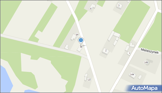 Mieleszynek, Mieleszynek, 3a, mapa Mieleszynek