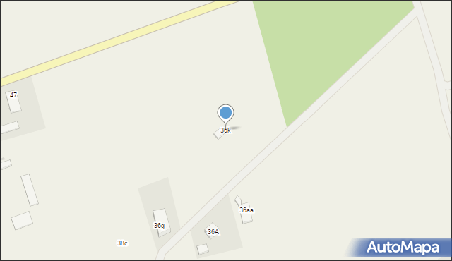 Mielno, Mielno, 36k, mapa Mielno