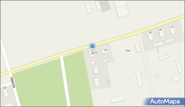 Mielno, Mielno, 43, mapa Mielno