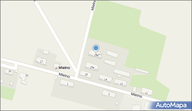 Mielno, Mielno, 15b, mapa Mielno