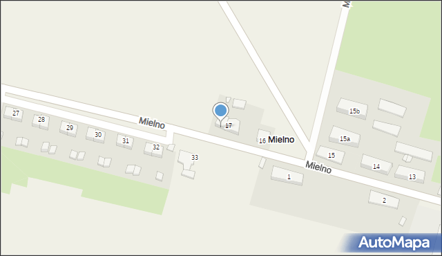 Mielno, Mielno, 17a, mapa Mielno