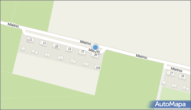 Mielno, Mielno, 26, mapa Mielno