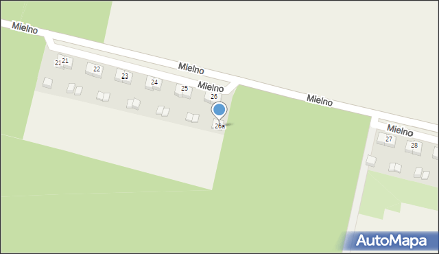 Mielno, Mielno, 26a, mapa Mielno