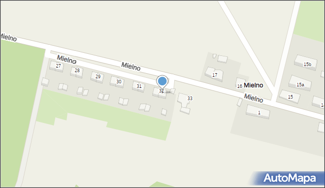 Mielno, Mielno, 62/2, mapa Mielno