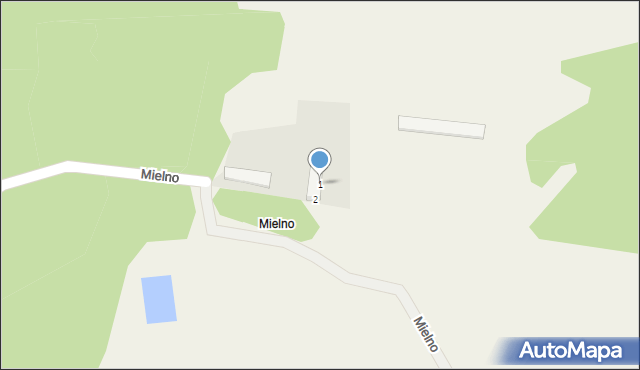 Mielno, Mielno, 1, mapa Mielno