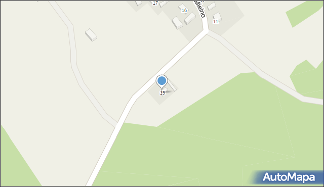 Mielno, Mielno, 15, mapa Mielno