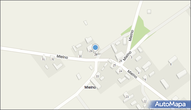 Mielno, Mielno, 28, mapa Mielno