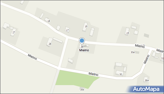 Mielno, Mielno, 29, mapa Mielno