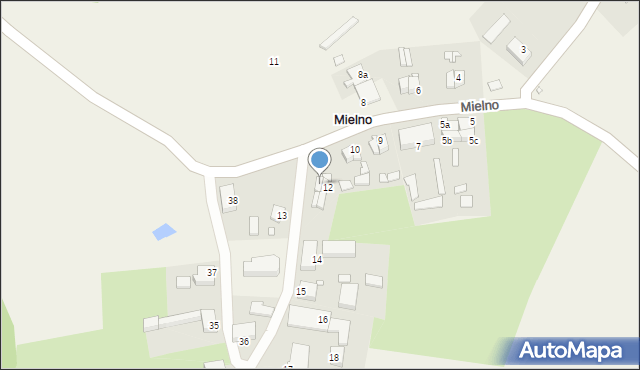 Mielno, Mielno, 12a, mapa Mielno