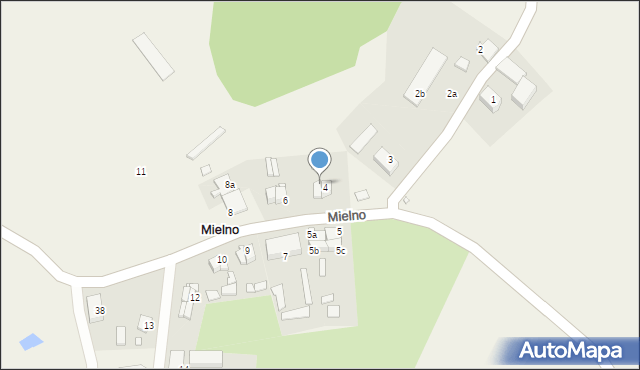 Mielno, Mielno, 4a, mapa Mielno