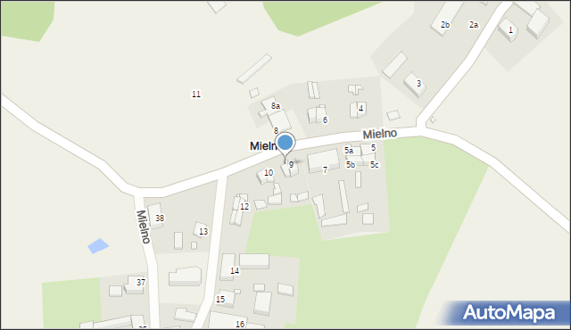 Mielno, Mielno, 9a, mapa Mielno