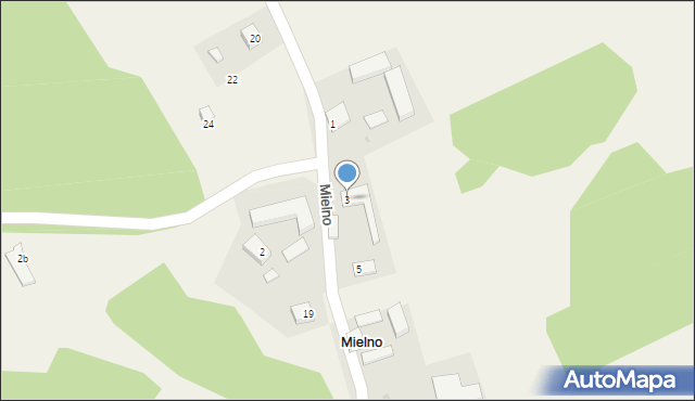 Mielno, Mielno, 3, mapa Mielno