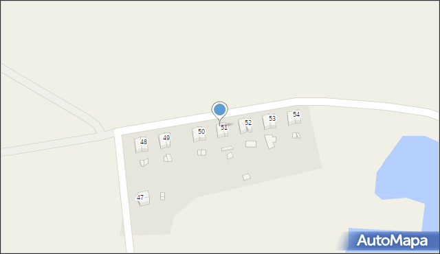 Mielno Pyrzyckie, Mielno Pyrzyckie, 51a, mapa Mielno Pyrzyckie