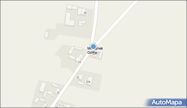Mielżyn, Mielżyn Wieś, 34, mapa Mielżyn